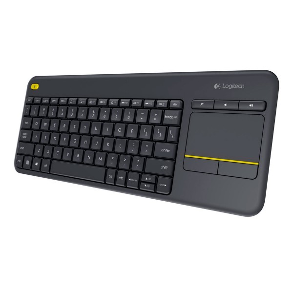 Logitech teclado k400 920-007137 plus touch negro