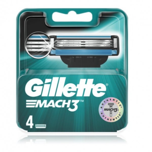 Gillette Mach3 recambio 4 uds