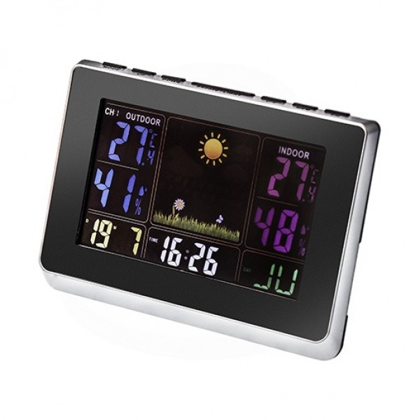 Estacion meteorologica int/ext usb color