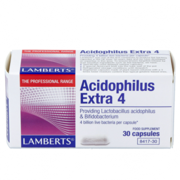 ACIDOPHILUS EXTRA 4 30 CAPS LAMBERTS