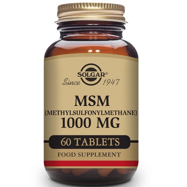 Solgar Msm Metilsufonilmetano 1000 Mg 60 Comps S