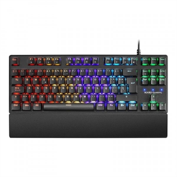 Mars gaming teclado mkxtkl es 5 led tkl red