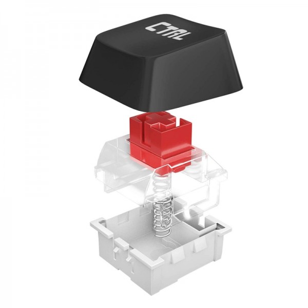 Mars gaming teclado mkxtkl es 5 led tkl red