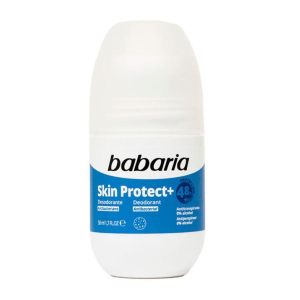 Babaria skin protect desodorante roll-on anti-bacteriano 50ml