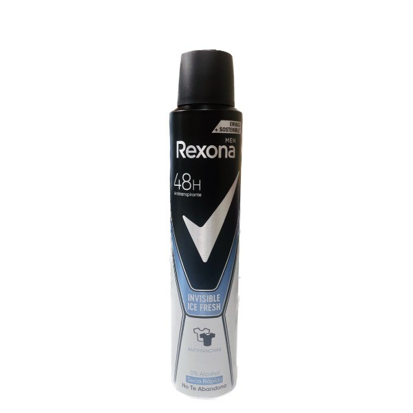Rexona desodorante  invisible ice fresh men 200ml