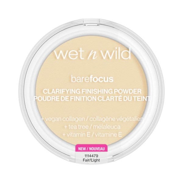 Wetn wild barefocus clarifying finish powder light 1un