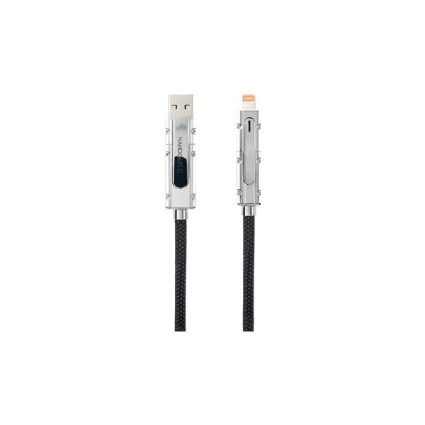 Nanocable cable usb-c+usb-a/m lightning+usb-c/m 2m