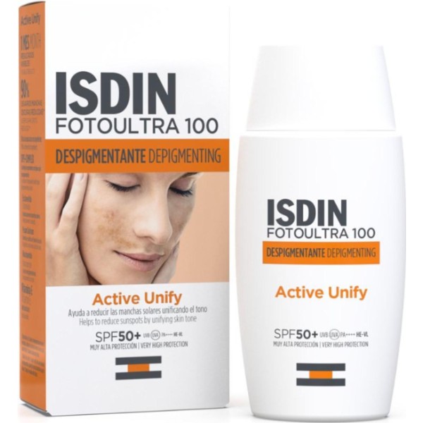 Isdin foto-ultra spf50+ despigmentante active unify 50ml