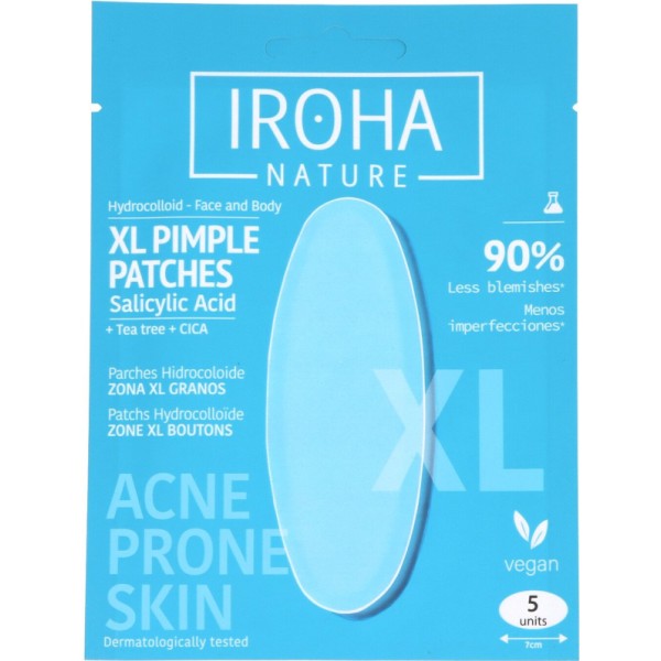 Iroha Nature Parches Hidrocoloides Sos Granos Xl 5 Unidades