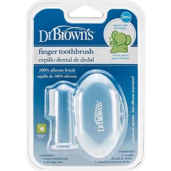 Dr. Brown´S Cepillo Dental De Dedo + 3 Meses, 1 Unidad