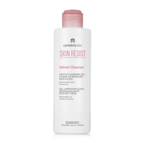 Cantabria labs skin resist velvet cleanser gel limpiador suave piel sensible 200ml