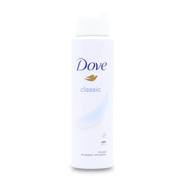 Dove classic 48h desodorante anti-transpirante 150ml vaporizador